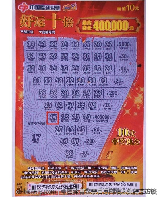 中国体育彩票官方网站大奖得主访谈